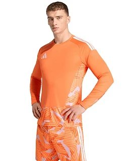 Pánsky súťažný brankársky dres adidas Tiro 26 s dlhým rukávom orange KB5248 men
