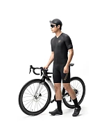 Rockbros YDDX011 Cyklistický dres Diamond s krátkym rukávom veľkosť M - čierny