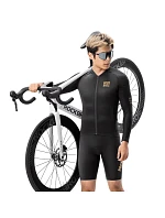 Rockbros YDCX008 Cyklistický dres s dlhým rukávom Diamond Veľkosť XL - čierny