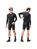 Rockbros YDCX008 Cyklistický dres s dlhým rukávom Diamond Veľkosť XXXL - čierny