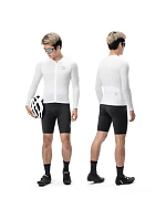 Cyklistický dres Rockbros YDCX008 Diamond s dlhým rukávom - veľkosť XL - biely