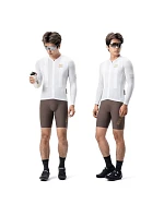 Rockbros YDCX008 Cyklistický dres s dlhým rukávom Diamond Veľkosť XXXL - biely