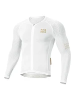 Rockbros YDCX008 Cyklistický dres s dlhým rukávom Diamond Veľkosť XXXL - biely