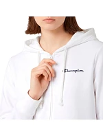 Dámska mikina Champion s kapucňou na zips biela 118406 WW001
