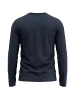 Pánske tričko 4F Longsleeve M611 navy blue 4FWMM00TLONM611 31S pánske