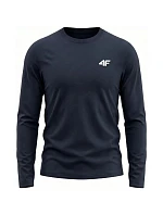 Pánske tričko 4F Longsleeve M611 navy blue 4FWMM00TLONM611 31S pánske
