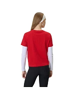 Dámske tričko 4F F2738 červená 4FWSS26TTSHF2738 62S
