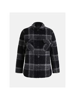 Bunda Peak Performance W Kelly Wool Shirt Jkt, čierna