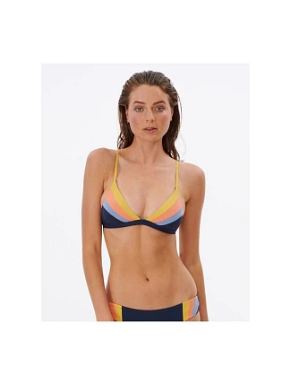 Podprsenka RIP CURL Melting Waves Fixed Tri, tmavomodrá Podprsenka RIP CURL Melting Waves Fixed Tri, tmavomodrá