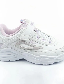Fila Skye V detská športová obuv pre dievčatá na suchý zips white