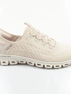 Skechers Glide-Step dámske pohodlné tenisky ecru Slip-ins women's