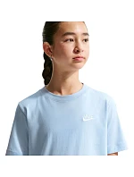 Detské tričko Nike Sportswear modré FZ5177 407 Detské tričko Nike Sportswear modré FZ5177 407