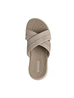 Dámske šľapky Skechers GO WALK FLEX SANDAL IMPRESSED 141420 DKTP