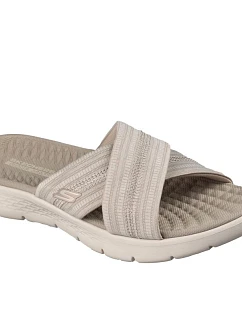 Dámske šľapky Skechers GO WALK FLEX SANDAL IMPRESSED 141420 DKTP
