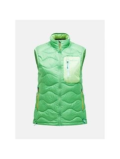 Dámska péřová vesta PEAK PERFORMANCE W Helium Utility Down Vest, zelená