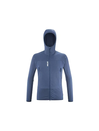 Bunda MILLET M Fusion Grid Hoodie, tmavomodrá Bunda MILLET M Fusion Grid Hoodie, tmavomodrá
