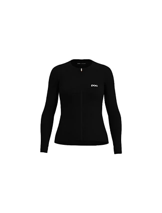 Cyklistické tričko POC W's Cadence L/S Jersey, čierne