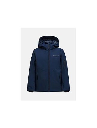 Bunda PEAK PERFORMANCE JR Maroon Insulated Jacket, tmavomodrá Bunda PEAK PERFORMANCE JR Maroon Insulated Jacket, tmavomodrá