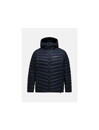 Bunda PEAK PERFORMANCE M Frost Down Hood Jacket, čierna Bunda PEAK PERFORMANCE M Frost Down Hood Jacket, čierna