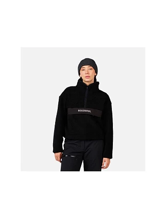 Dámska mikina ROSSIGNOL W ALLTRACK HZ FLEECE, čierna Dámska mikina ROSSIGNOL W ALLTRACK HZ FLEECE, čierna