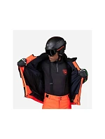Pánska lyžiarska bunda ROSSIGNOL Hero Blackside Insulated Jkt, červená