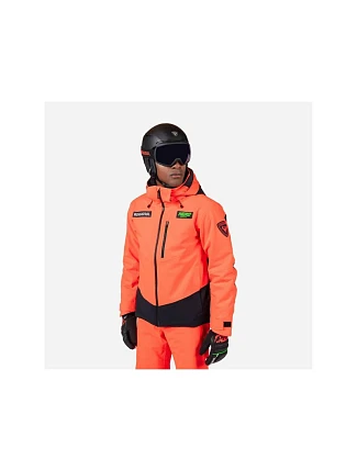 Pánska lyžiarska bunda ROSSIGNOL Hero Blackside Insulated Jkt, červená