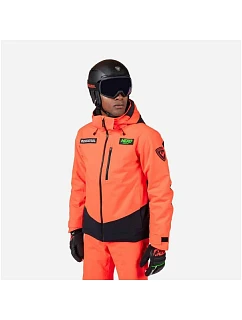 Pánska lyžiarska bunda ROSSIGNOL Hero Blackside Insulated Jkt, červená