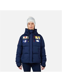 Dámska lyžiarska bunda ROSSIGNOL W JCC ALLSNOW DOWN JKT, modrá