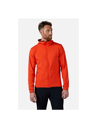 Pánska mikina ROSSIGNOL Mid Layer Thin Fz, oranžová Pánska mikina ROSSIGNOL Mid Layer Thin Fz, oranžová