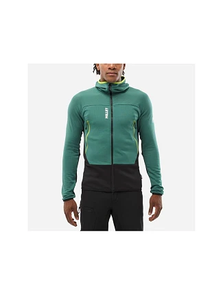 Mikina MILLET M FUSION GRID HOODIE, čierna Mikina MILLET M FUSION GRID HOODIE, čierna