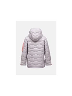Dámska péřová bunda PEAK PERFORMANCE, model Helium Utility Down Hood Jacket, farba sivá Dámska péřová bunda PEAK PERFORMANCE, model Helium Utility Down Hood Jacket, farba sivá