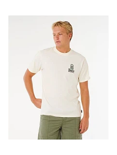 Pánske tričko RIP CURL Vaporcool Search Stack Tee, biele