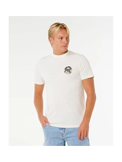 Pánske tričko RIP CURL Wettie Passage Icon Tee, biele