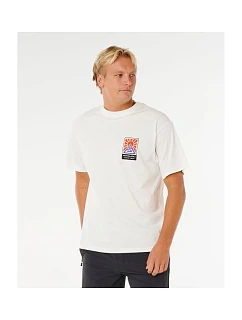 Pánske tričko RIP CURL Search Dawn Tee, biele