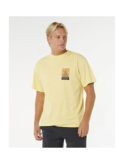 Pánske tričko RIP CURL Search Dawn Tee, žlté