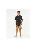 Chlapčenská košeľa RIP CURL Eternal Shred Ss Shirt-Boy, čierna Chlapčenská košeľa RIP CURL Eternal Shred Ss Shirt-Boy, čierna