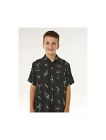 Chlapčenská košeľa RIP CURL Eternal Shred Ss Shirt-Boy, čierna Chlapčenská košeľa RIP CURL Eternal Shred Ss Shirt-Boy, čierna