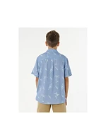 Chlapčenská košeľa RIP CURL Eternal Shred Ss Shirt-Boy, modrá Chlapčenská košeľa RIP CURL Eternal Shred Ss Shirt-Boy, modrá