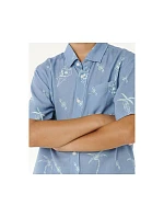 Chlapčenská košeľa RIP CURL Eternal Shred Ss Shirt-Boy, modrá Chlapčenská košeľa RIP CURL Eternal Shred Ss Shirt-Boy, modrá
