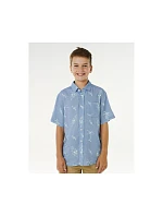 Chlapčenská košeľa RIP CURL Eternal Shred Ss Shirt-Boy, modrá Chlapčenská košeľa RIP CURL Eternal Shred Ss Shirt-Boy, modrá