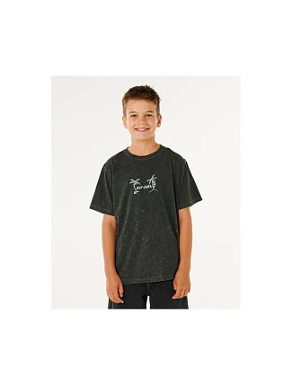 Chlapčenské tričko RIP CURL Eternal Shred Wash Tee-Boy, čierne, detské Chlapčenské tričko RIP CURL Eternal Shred Wash Tee-Boy, čierne, detské