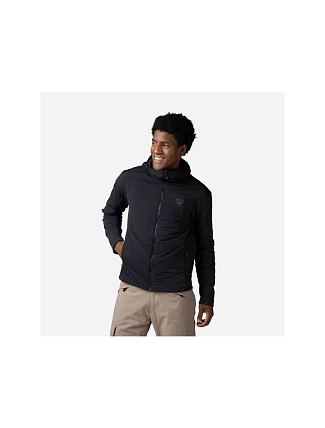 Pánska outdoorová bunda ROSSIGNOL Opside Hoodie Jkt, čierna Pánska outdoorová bunda ROSSIGNOL Opside Hoodie Jkt, čierna