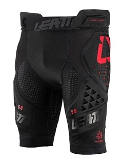 Šortky s chráničmi LEATT Impact Shorts 3DF 5.0, veľkosť M, čierne