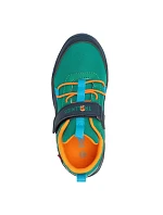 Topánky Trollkids Skaland Barefoot Hiker morská zelená/madeirská modrá/západ slnka v Sahare Topánky Trollkids Skaland Barefoot Hiker morská zelená/madeirská modrá/západ slnka v Sahare