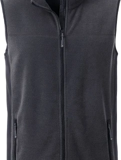 Daiber JN 856 Pánska pracovná fleecová vesta – Strong 02.0856 carbon/black