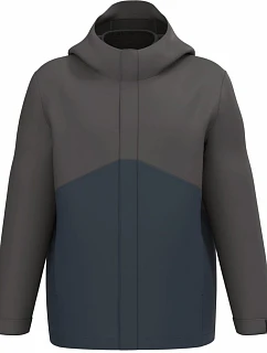 Kariban K 6169 3-v-1 bunda 20.6169 tmavomodrá/tmavošedá