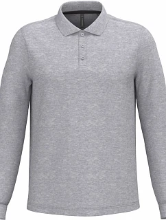 Kariban K 243 Pánske polo tričko s dlhým rukávom 20.K243 oxford grey
