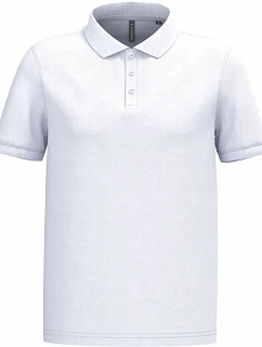 Kariban K 254 Pánske polo tričko z piké 20.K254 biele