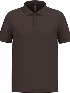 Kariban K 254 Pánske polo tričko z piké 20.K254 čokoládová