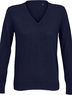 NEOBLU Sullivan Women Dámsky sveter s výstrihom do V 24.3988 night blue